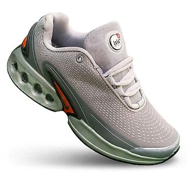 nike structure cena: Patike za trčanje i svakodnevno nošenje – siva boja sa narandžastim — 1