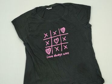 czarne t shirty damskie zalando: T-shirt, Beloved, 3XL, stan - Dobry