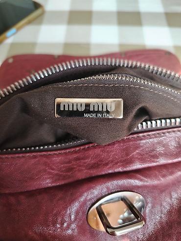 Çantalar: Miu Miu çanta – Made in Italy - Material: yumşaq, keyfiyyətli təbii — 2