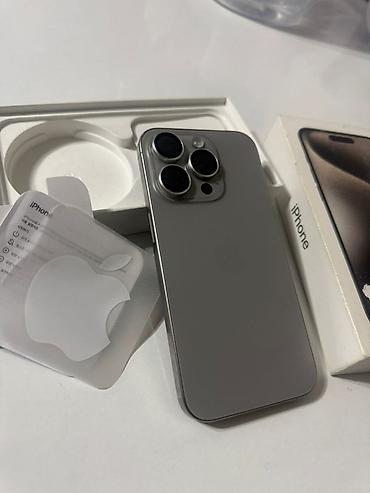 тел поко: IPhone 15 Pro, цвет Natural Titanium (натуральный титан) идеальном — 4