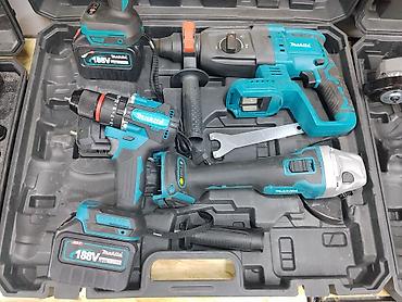 макита dga504rf: Набор аккумуляторного инструмента Makita 18V в кейсе. Состав — 1