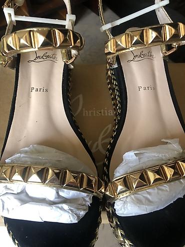 Босоножки, сандалии, шлепанцы: Женские сандалии на платформе Christian Louboutin (Лобутены)- — 8