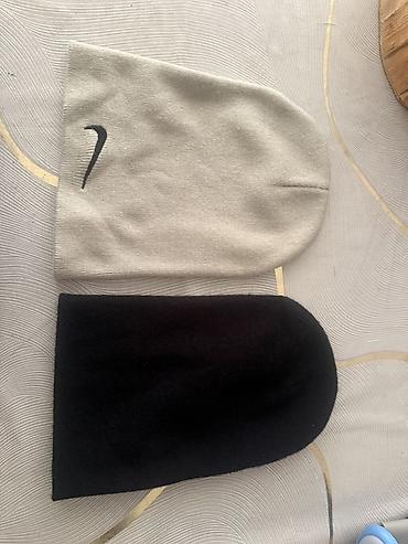 Головные уборы: İki ədəd qış papağı dəsti - Model: sadə beanie tipli papaqlar - — 1