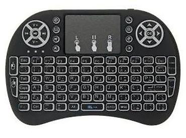 Tastature: Mini bežična tastatura sa touchpadom (mini QWERTY) - Kompaktan — 11