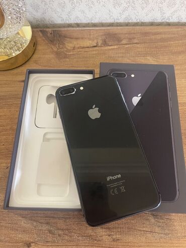 телефон fly б: IPhone 8 Plus, 256 GB, Space Gray, Barmaq izi