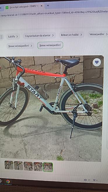 Şosse tipli velosiped – START TEMP - Çərçivə: yüngül lehimli