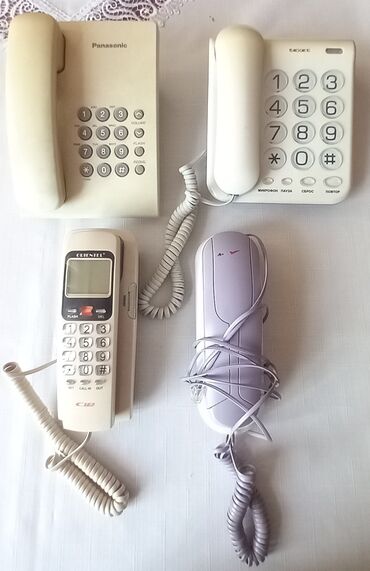 retro ev telefonu: Stasionar telefon Panasonic, Simli, İşlənmiş, Pulsuz çatdırılma, Rayonlara çatdırılma, Ödənişli çatdırılma