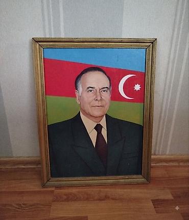 oğlan ucun profil şəkilləri 2022: Çərçivəli portret rəsm əsəri - Texnika: kətan üzərində rəngli boya — 1