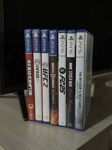 пс5 цена в бишкеке: Продаю диски PS 4/5 Red Dead Redemption 2 - 2000 FIFA 20 - 1000 UFC 2