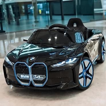 lacoste sorc: BMW i4 auto na baterije – crni Električni automobil za decu sa — 1
