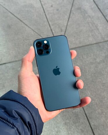 привозные айфон: IPhone 12 Pro, Б/у, 128 ГБ, Blue Titanium, 80 %