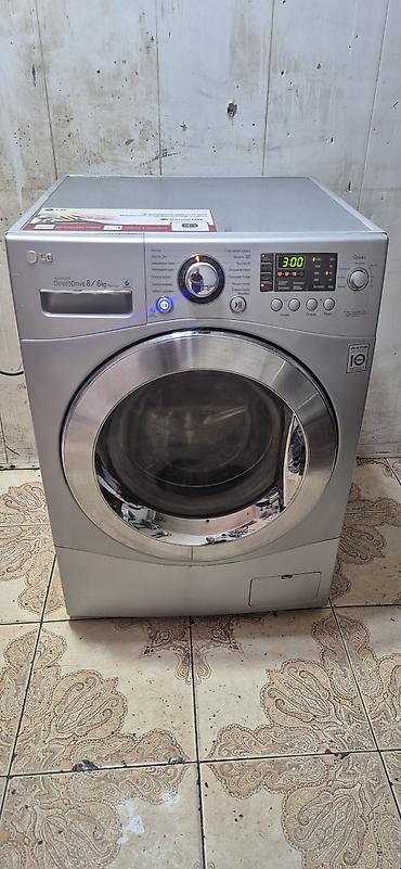Paltaryuyan maşın LG, 8 kq, İşlənmiş, Avtomat, Qurutma var, Ödənişli çatdırılma lalafo.az -da Paltaryuyan maşın LG, 8 kq, İşlənmiş, Avtomat, Qurutma var, Ödənişli çatdırılma