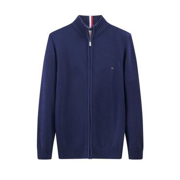 Свитера: Мужской свитер, XL (EU 42), Tommy Hilfiger, Новый, цвет - Синий, Самовывоз