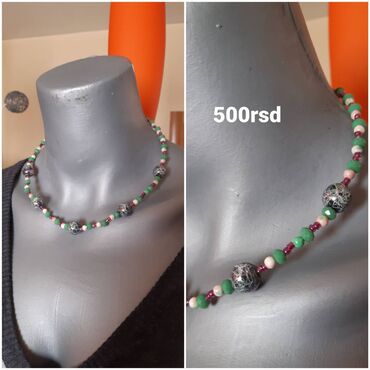 Ogrlice: Ogrlice 30 modela Hand Made, Tu sam za sva pitanja. Cene na slikama — 23