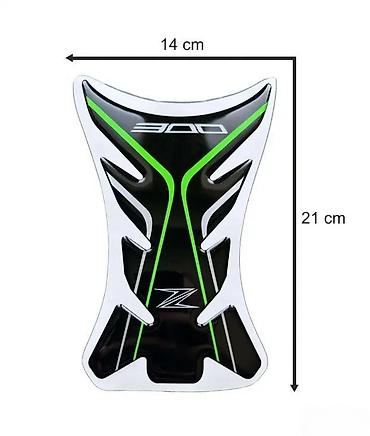 auto otpad vrbas: Kawasaki z 300 tank pad - stikeri za motore -1886 📌 opis: nalepnice — 1