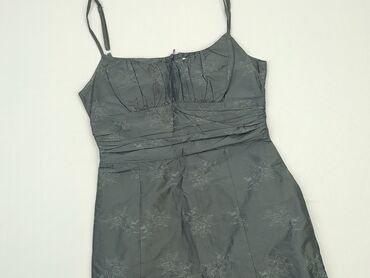 granatowa sukienki koktajlowa: Sukienka, S, stan - Dobry