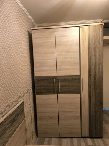 шкаф с раздвижными дверями: Шкаф для одежды, Прямой, ЛДСП