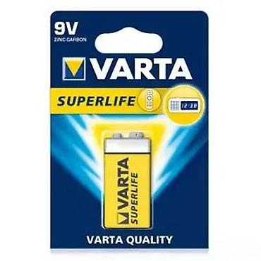 Baterije: VARTA Superlife 9V (Zinc Carbon) baterija - Tip: 9V kvadratna — 14