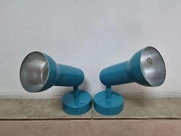lusteri za dnevnu sobu cena: DVE STARE ZIDNE LAMPE - ALUMINIJUM | Dve stare aluminijumske zidne — 5