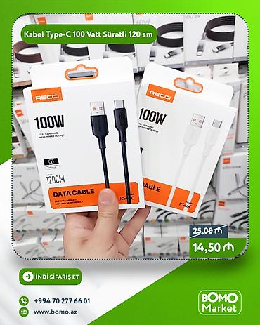 dana baki: Kabel Type C (USB-C), Yeni — 1