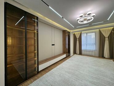 квартира в районе кызыл аскер: 2 бөлмө, 80 кв. м, Элитка, 4 кабат, Дизайнердик ремонт