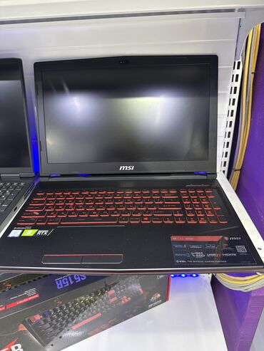 Ноутбуки: Ноутбук, MSI, 8 ГБ ОЗУ, Intel Core i7, 15.6 ", Б/у, Для работы, учебы, память HDD + SSD