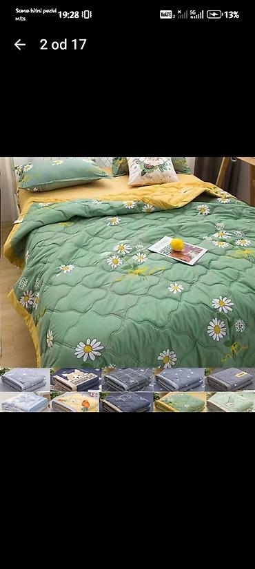 Ćebad i pokrivači: Prekrivači za krevet – lagani, prošiveni - Dizajn: moderni printovi – — 2