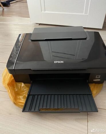 оригинальные расходные материалы newtone лазерные картриджи: Цветной принтер Epson tx 117 3 в 1 Почти новый ✅ Четырехцветный