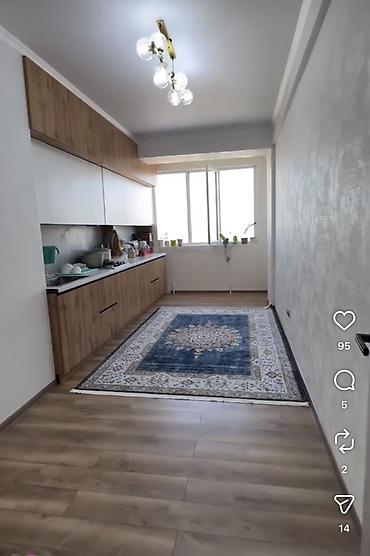 комната ош: 2 комнаты, 84 м², 8 этаж, Свежий ремонт — 4