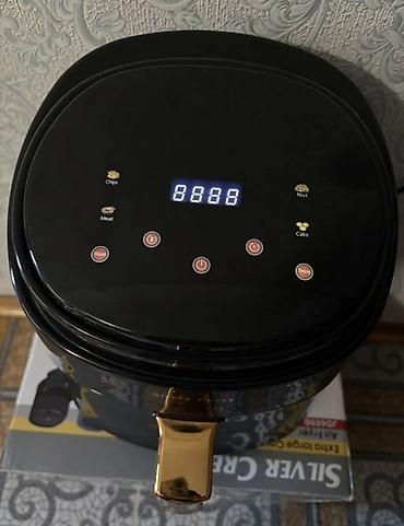 air fryer silver: Satilir tecili SilverCrest hava fritözü (air fryer) - Rəng: qara — 2