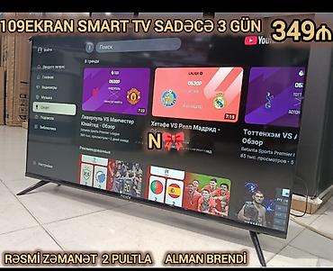 neo glo: Ficher Smart TV – Alman brendi - Ekran: 108/109 sm (təx. 43"), Full — 1