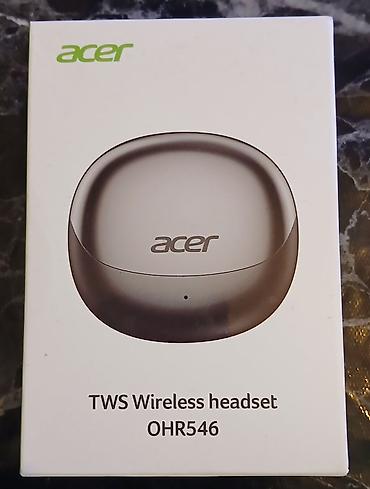 notbuk acer: Acer TWS Wireless Headset OHR546 - Ultra aşağı gecikmə: Wireless 5.4 — 1