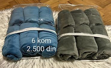 Prekrivači za nameštaj: 🍃Navlake za stolice🍃 🍃Paket sadrži 6 komada 🍃Materijal-pliš 🍃Cena-2500 — 9