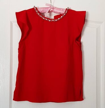 heklanje bluza: S (EU 36), color - Red