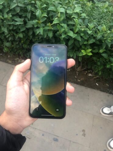 iphone xr qiymeti islenmis: IPhone X, 64 GB, Gümüşü, Face ID
