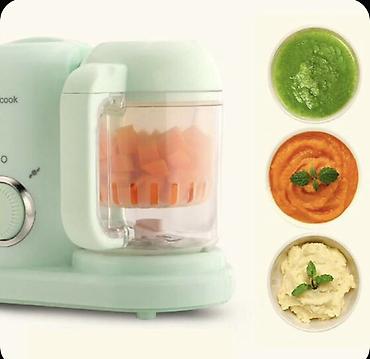 beaba: Пароварка‑блендер для детского питания Babycook, мятный Компактный — 1