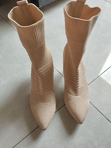 boots: Çəkmə, Ölçü: 39, rəng - Bej, Yeni — 2