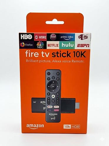 apple tv 4th: Kateqoriya: TV Box Brend: Amazon Model: Fire TV Stick 10K Təsvir: - — 1