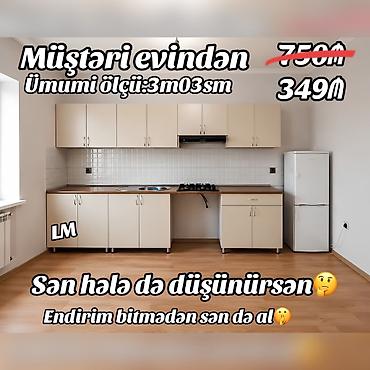 Mətbəx mebellərinin sifarişlə hazırlanması✔️ Ölçü : 3metr03sm☑️ üst lalafo.az -da Mətbəx mebellərinin sifarişlə hazırlanması✔️ Ölçü : 3metr03sm☑️ üst