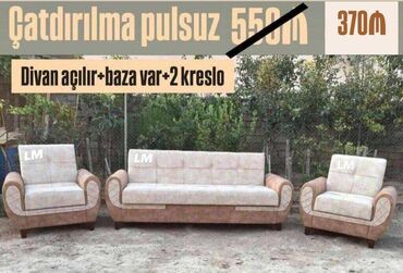Divan və kreslo dəstləri: Yeni, Divan, 2 kreslo
