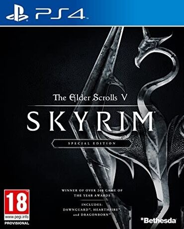 PS4 (Sony Playstation 4): Ps4 skyrim