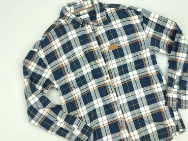 kombinezony dla dzieci smyk: Shirt 10 years, condition - Perfect, pattern - Cell, color - Blue