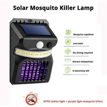 reflektor u Srbija | KUĆA I BAŠTA: LED lampa/reflektor za ubijanje insekata na otvorenom na solarni pogon