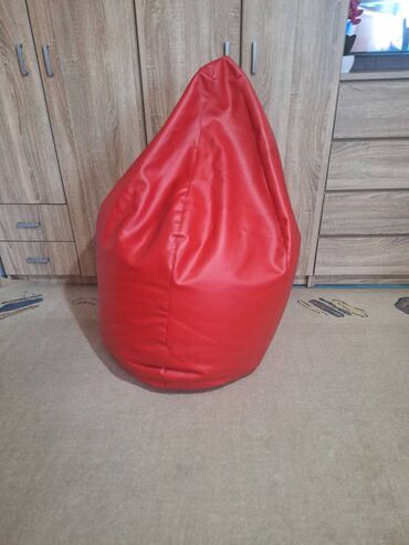 Foteljice: Nov crveni Lazy bag veliki od eko koža - imam dva ista Nov lazy bag — 10