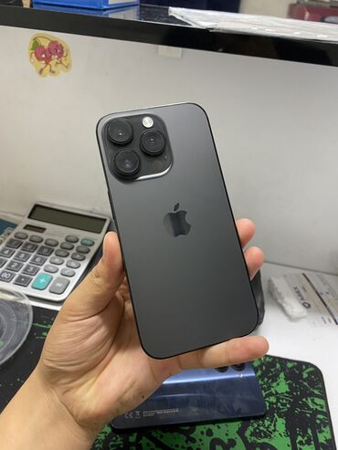 Apple iPhone: IPhone 14 Pro, Б/у, 256 ГБ, Black Titanium, 85 %