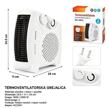 KMT Grejalica sa ventilatorom 5302463 Kompaktan termoventilator za