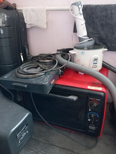 перфоратор бишкек: Комплект бытовой техники б/у: - Пылесос SHIVAKI 1600W; - Электрическая