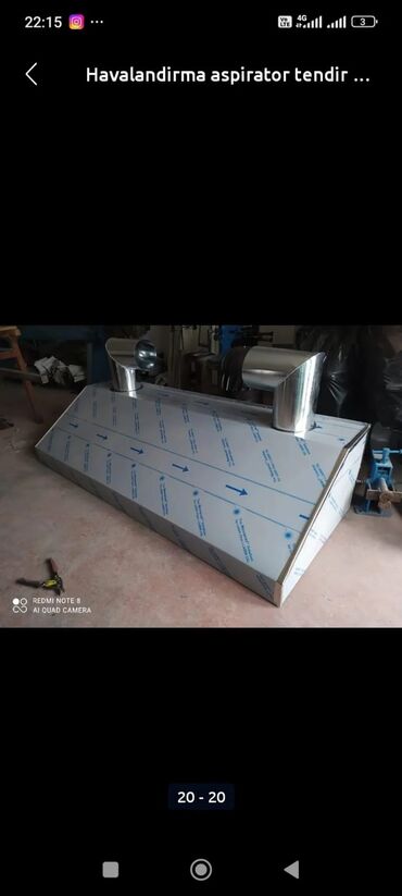 Havalandırma sistemləri: Havalandirma Zontlarin Hazirlanmasi, Her Ölçüde ve Formada Hazirliyib — 20