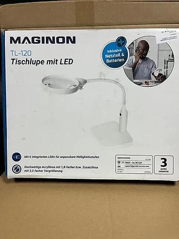 menta sadnice: MAGINON TL-120 – stona lupa sa LED osvetljenjem - Ugrađena LED — 5