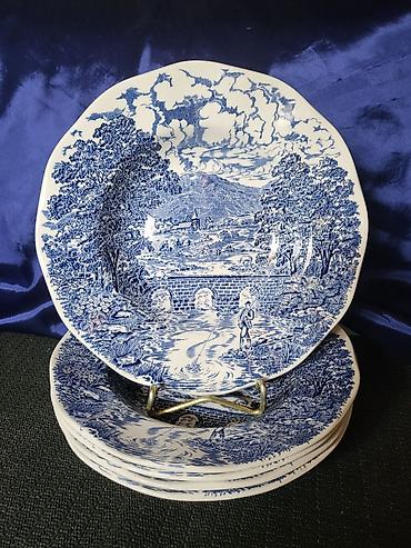 Kuhinjski setovi: Engleski duboki tanjiri Crown Ducal iz 70ih.god. Engleski duboki — 4